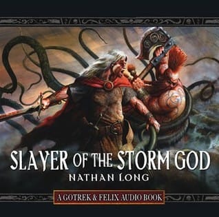 Cover of Slayer of the Storm God by Nathan Long